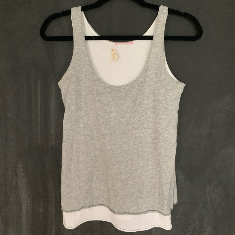 Cute double layered tank top